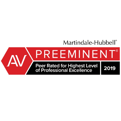 Martindale-Hubbell: Peer Rated for High Professional Achievement
